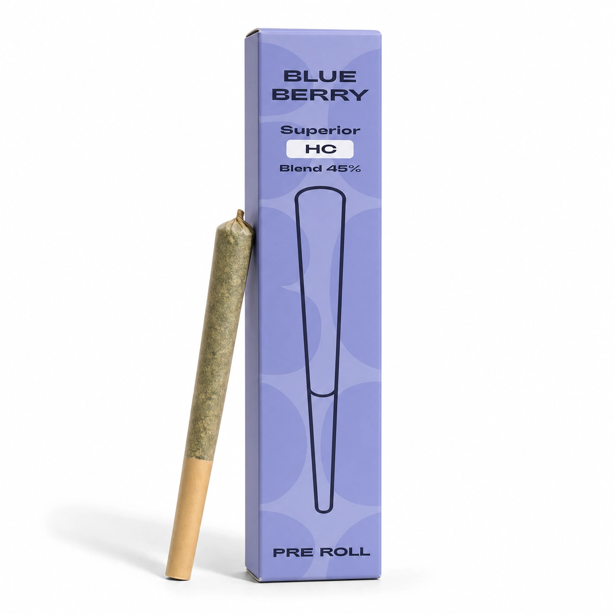 pre roll blueberry hc 45% - superior blend