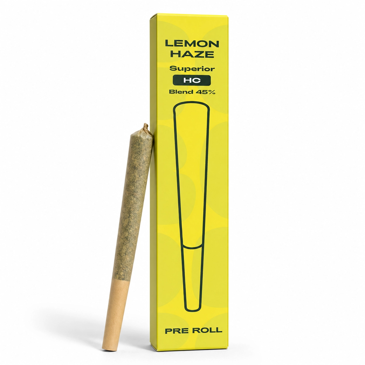 pre roll lemon haze hc 45% - superior blend